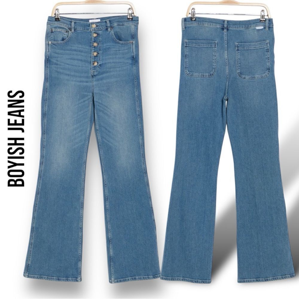 BOYISH JEANS Women’s The Ricky Flare High Waisted Jeans in the Size 32